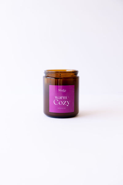 warm and cozy fall candle