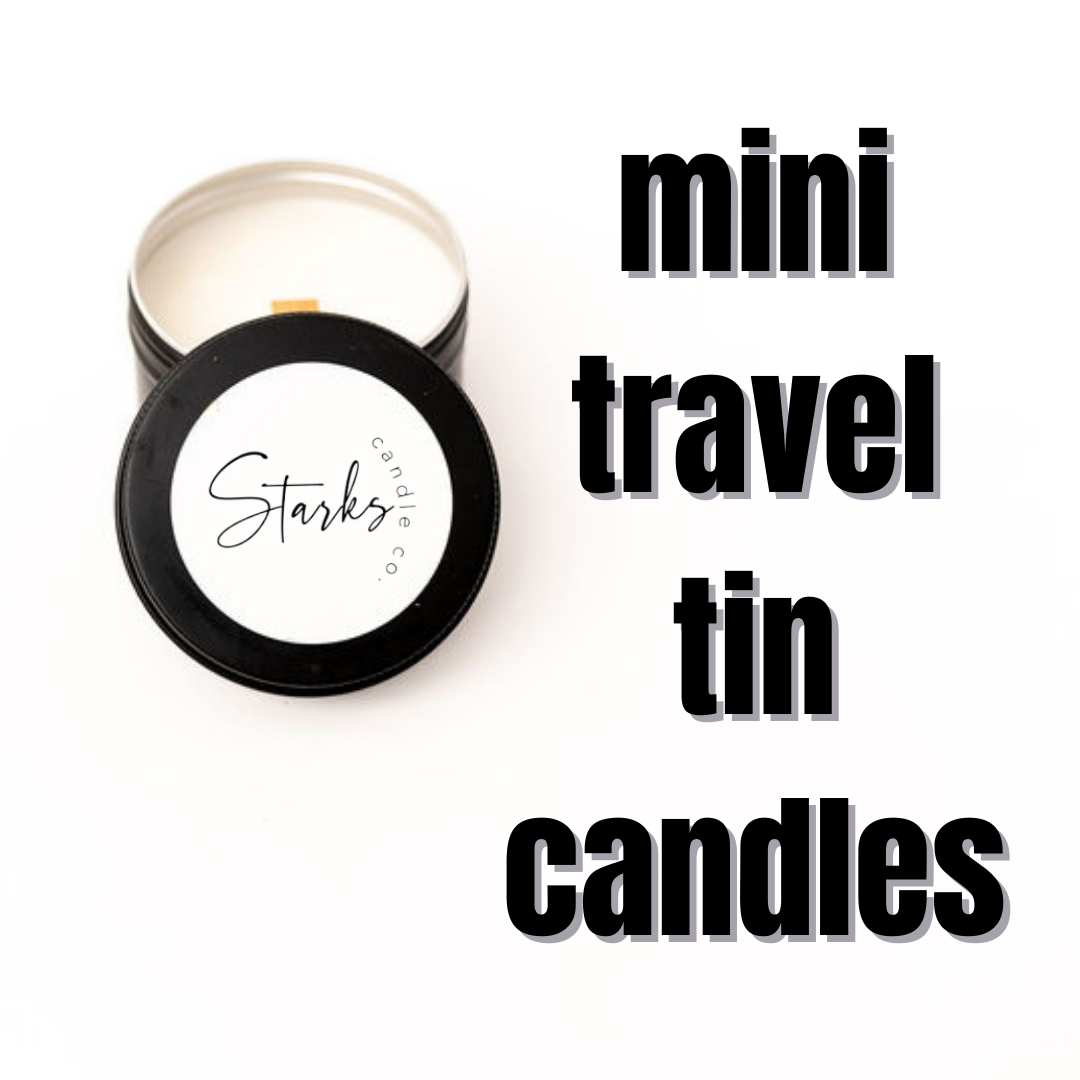 5 Ways to Incorporate Mini Travel Tin Candles starks candle co.