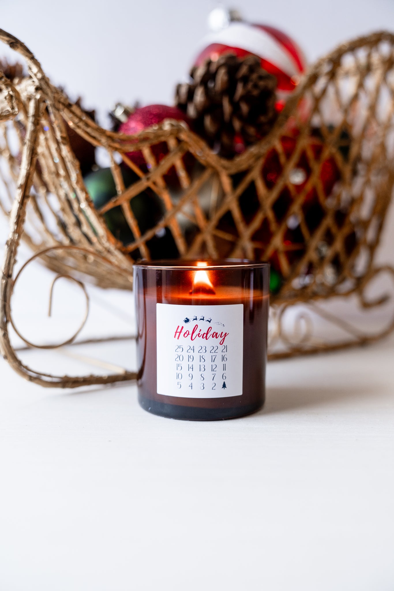 Advent Calendar candle