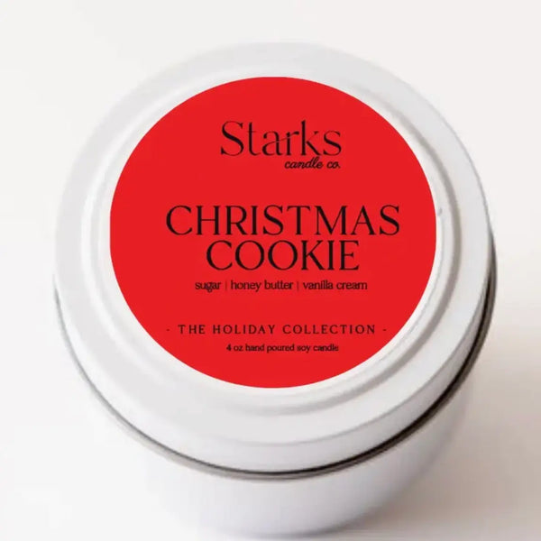 Sugar Cookie Holiday 4 oz tin candle
