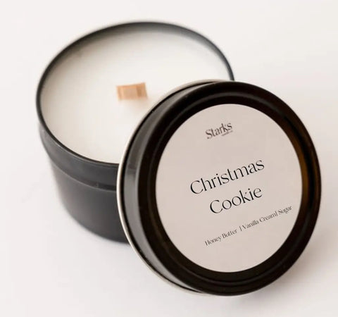 Christas Cookie Candle tin