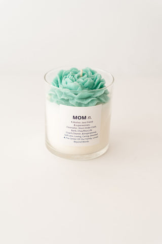 Flower mom candle