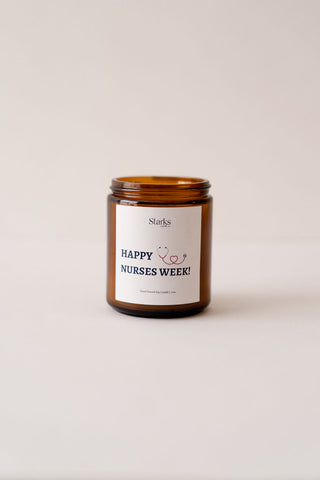 Happy Nurses Week Candle
